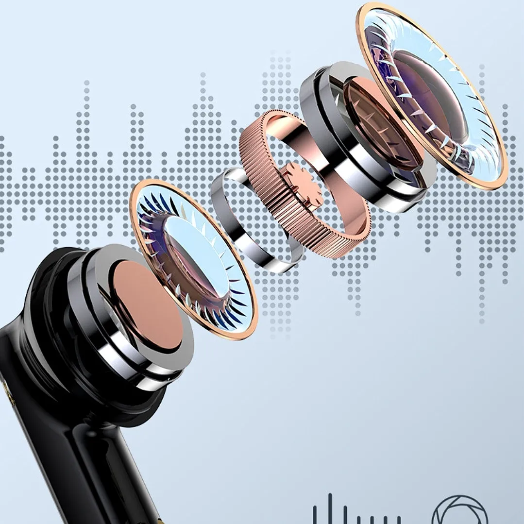 2pcs Mecha Series Gift Set Wireless Mouse Wireless Earbuds Corporate Gift for Business - Image 7