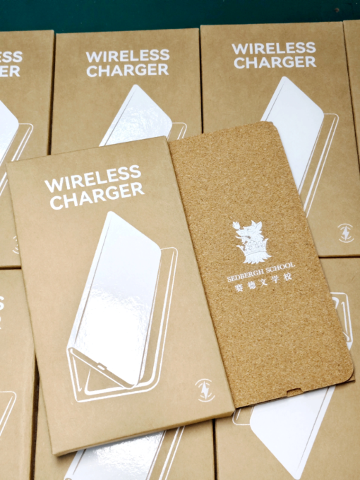 Multifunctional Office Foldable 15W cork Wireless Charger Mouse Pad - Image 8