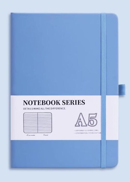 High-quality custom A5 hardcove leather planner business notebook - Image 8