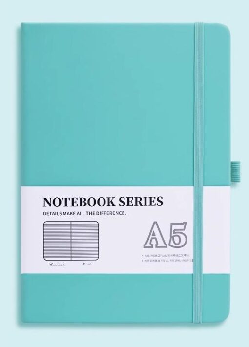 High-quality custom A5 hardcove leather planner business notebook - Image 6