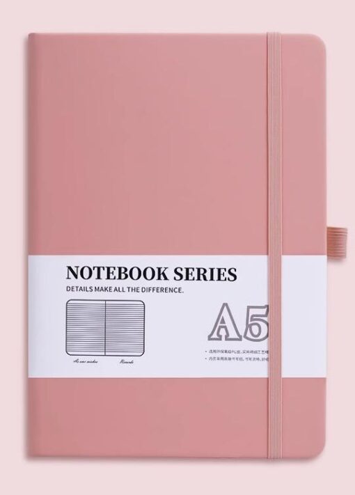 High-quality custom A5 hardcove leather planner business notebook - Image 3