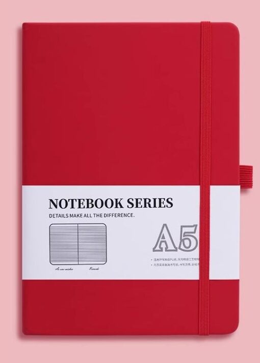 High-quality custom A5 hardcove leather planner business notebook