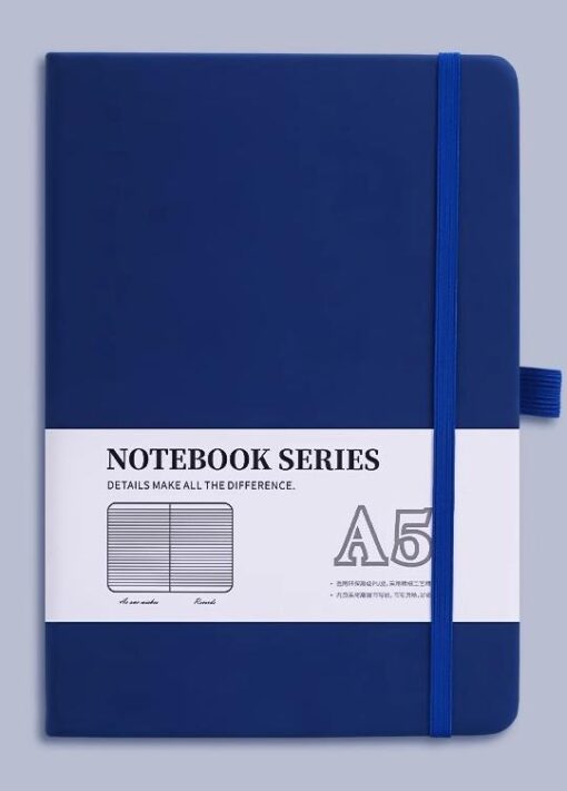 High-quality custom A5 hardcove leather planner business notebook - Image 2