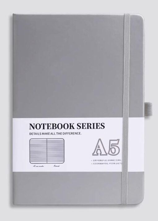 High-quality custom A5 hardcove leather planner business notebook - Image 9
