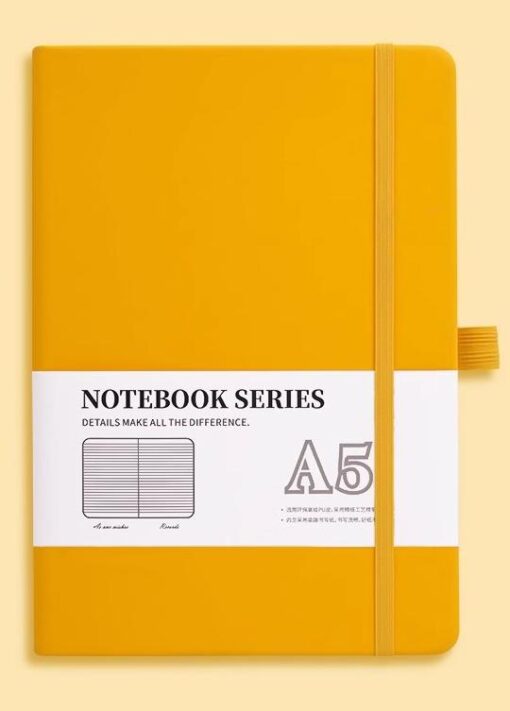High-quality custom A5 hardcove leather planner business notebook - Image 7