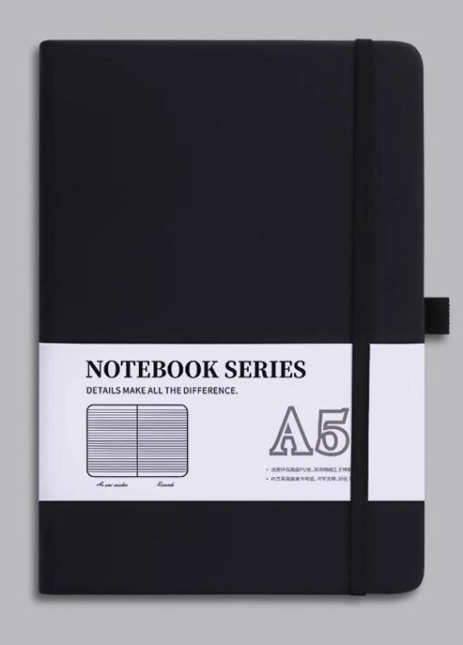 High-quality custom A5 hardcove leather planner business notebook - Image 4
