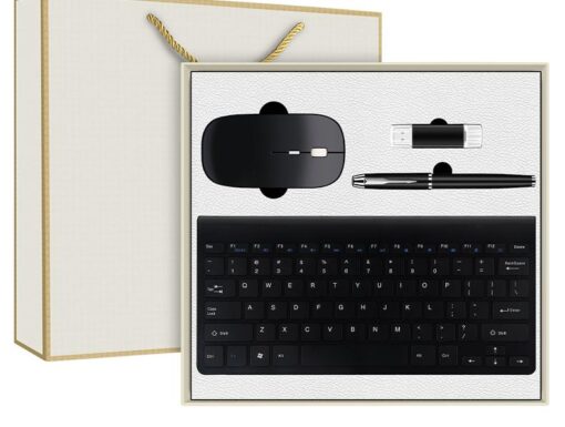 4pcsCustomizable Office Keyboard Gift Set for Christmas for Business